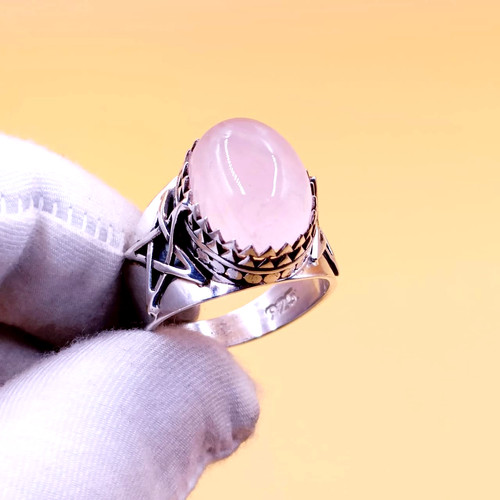 Natural rose quartz gemstone - rose,