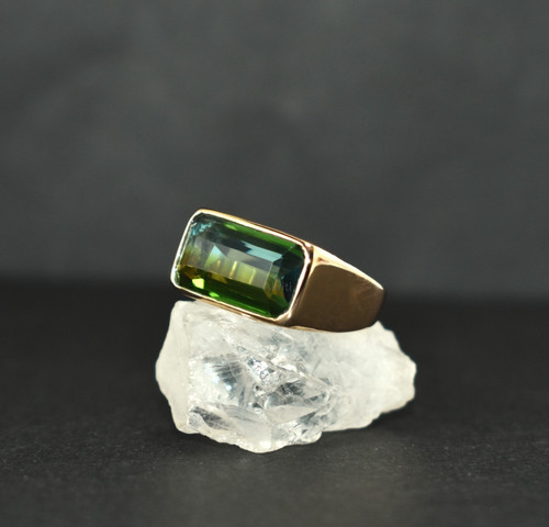 Green tourmaline 100 copper - green, 100%